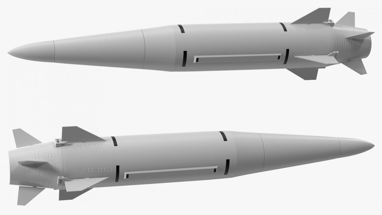 Kh-47M2 Kinzhal Hypersonic Missile 3D model