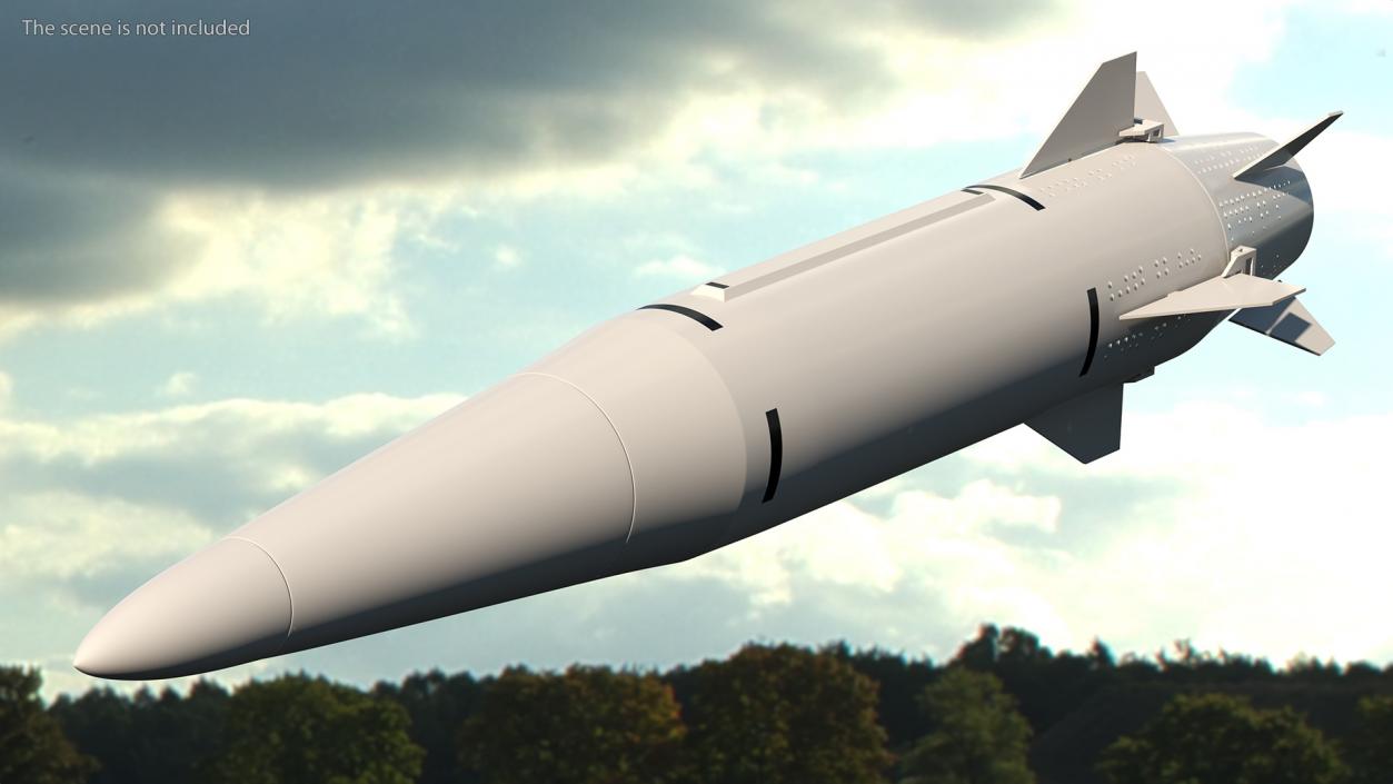 Kh-47M2 Kinzhal Hypersonic Missile 3D model