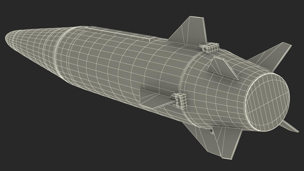 Kh-47M2 Kinzhal Hypersonic Missile 3D model