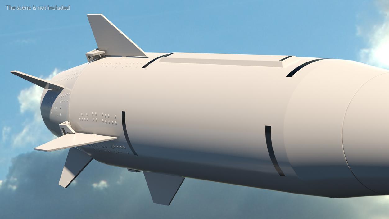 Kh-47M2 Kinzhal Hypersonic Missile 3D model