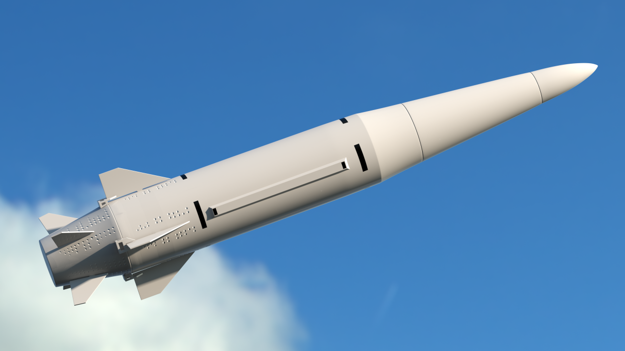 Kh-47M2 Kinzhal Hypersonic Missile 3D model