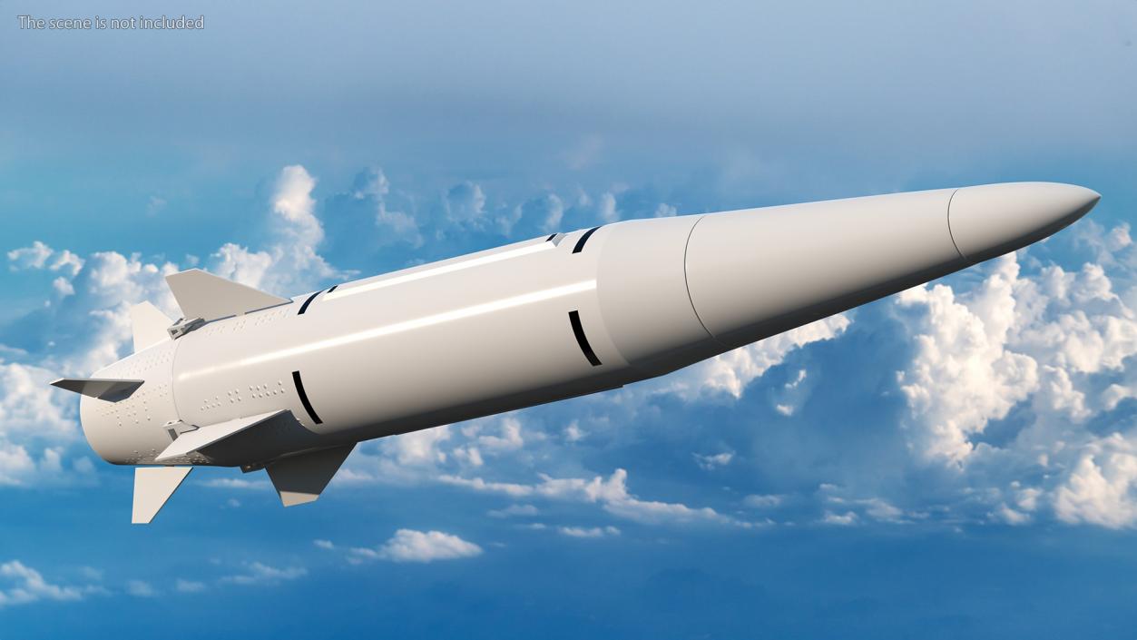 Kh-47M2 Kinzhal Hypersonic Missile 3D model