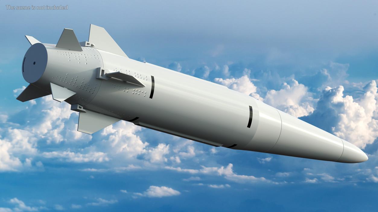 Kh-47M2 Kinzhal Hypersonic Missile 3D model