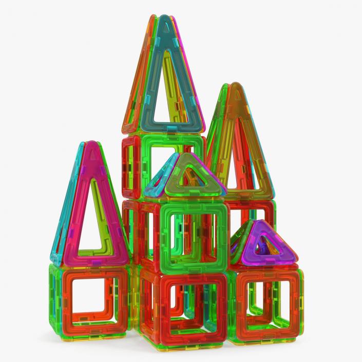 Magnetic Designer Toy House 3D