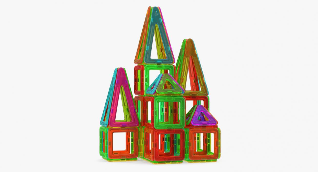 Magnetic Designer Toy House 3D