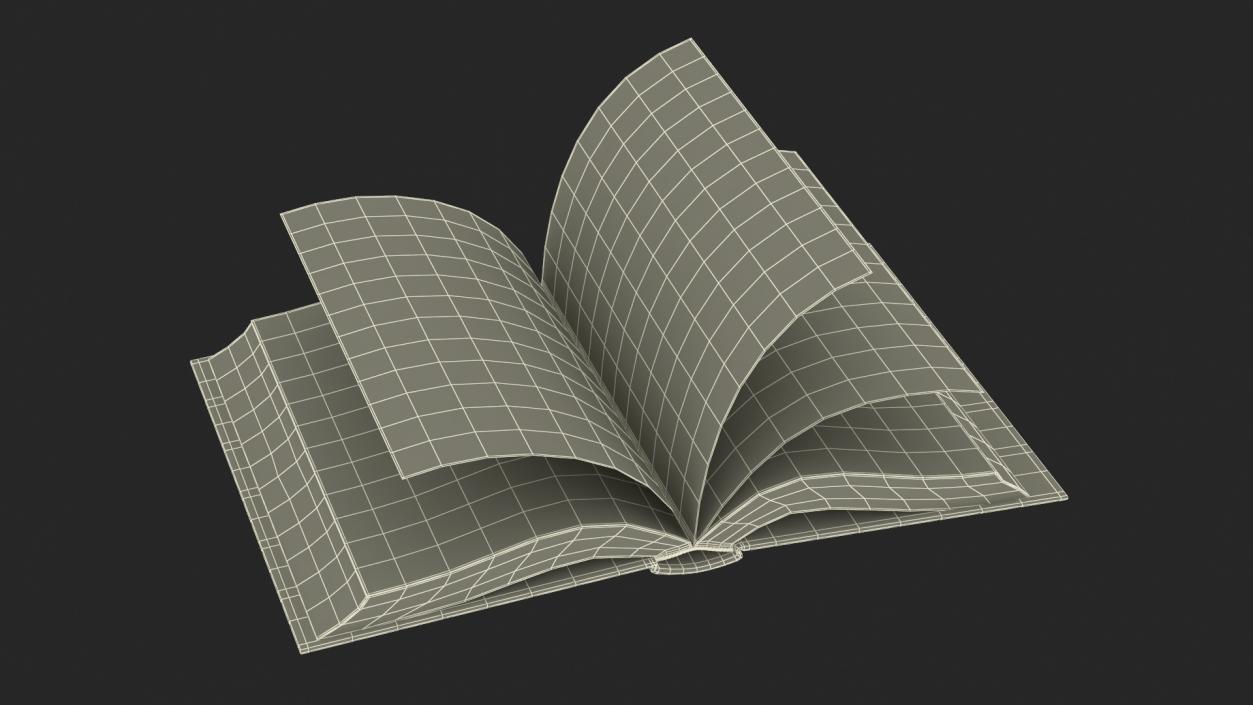 3D model Book Rigged Animated