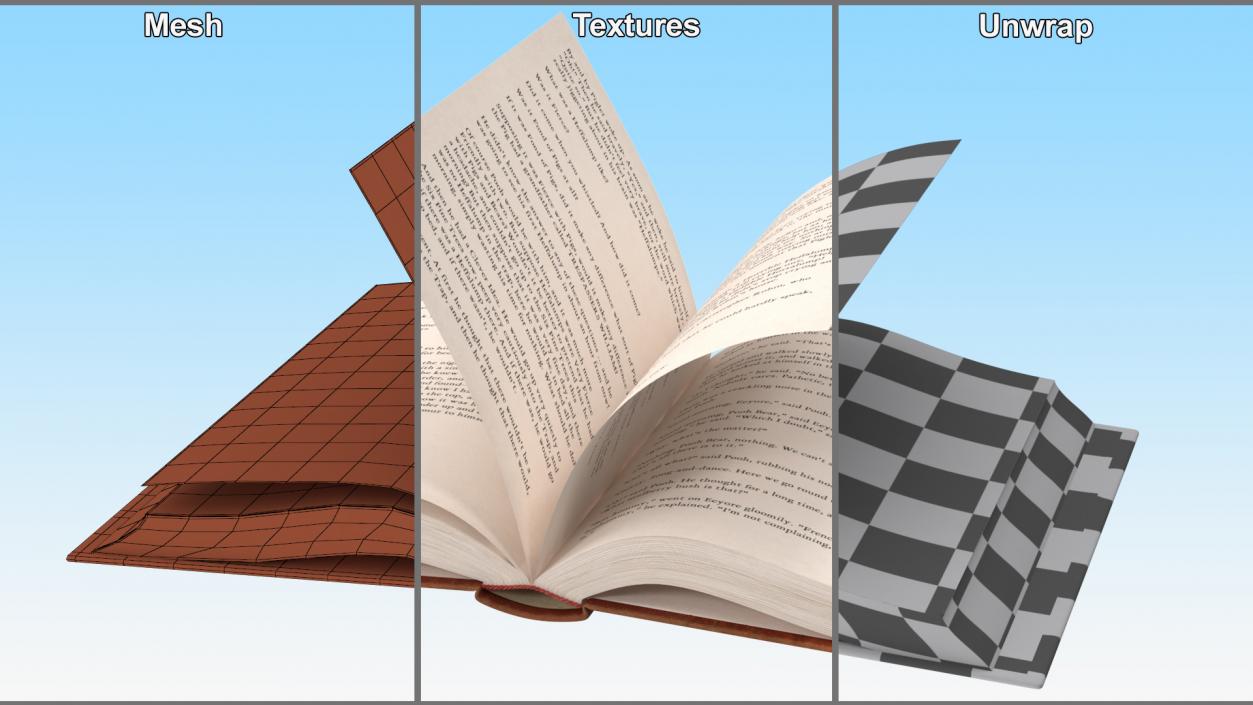 3D model Book Rigged Animated