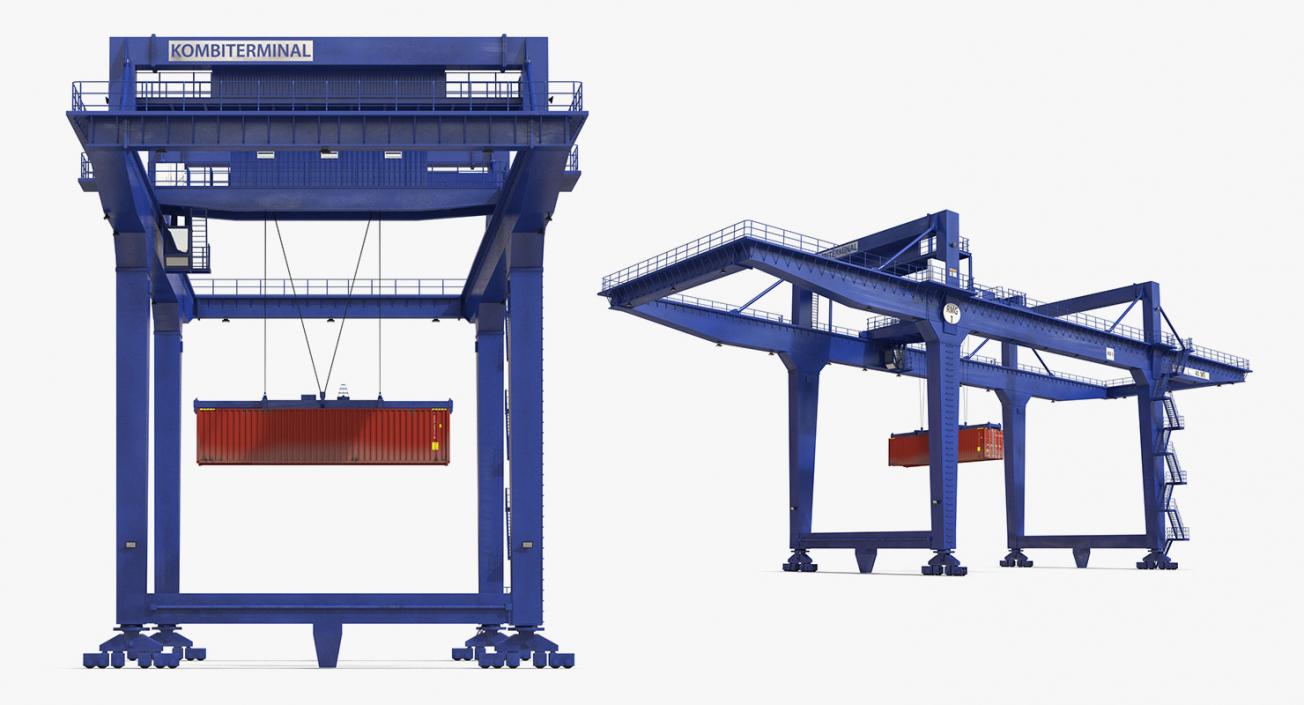 Port Cranes 3D Models Collection 4 3D model