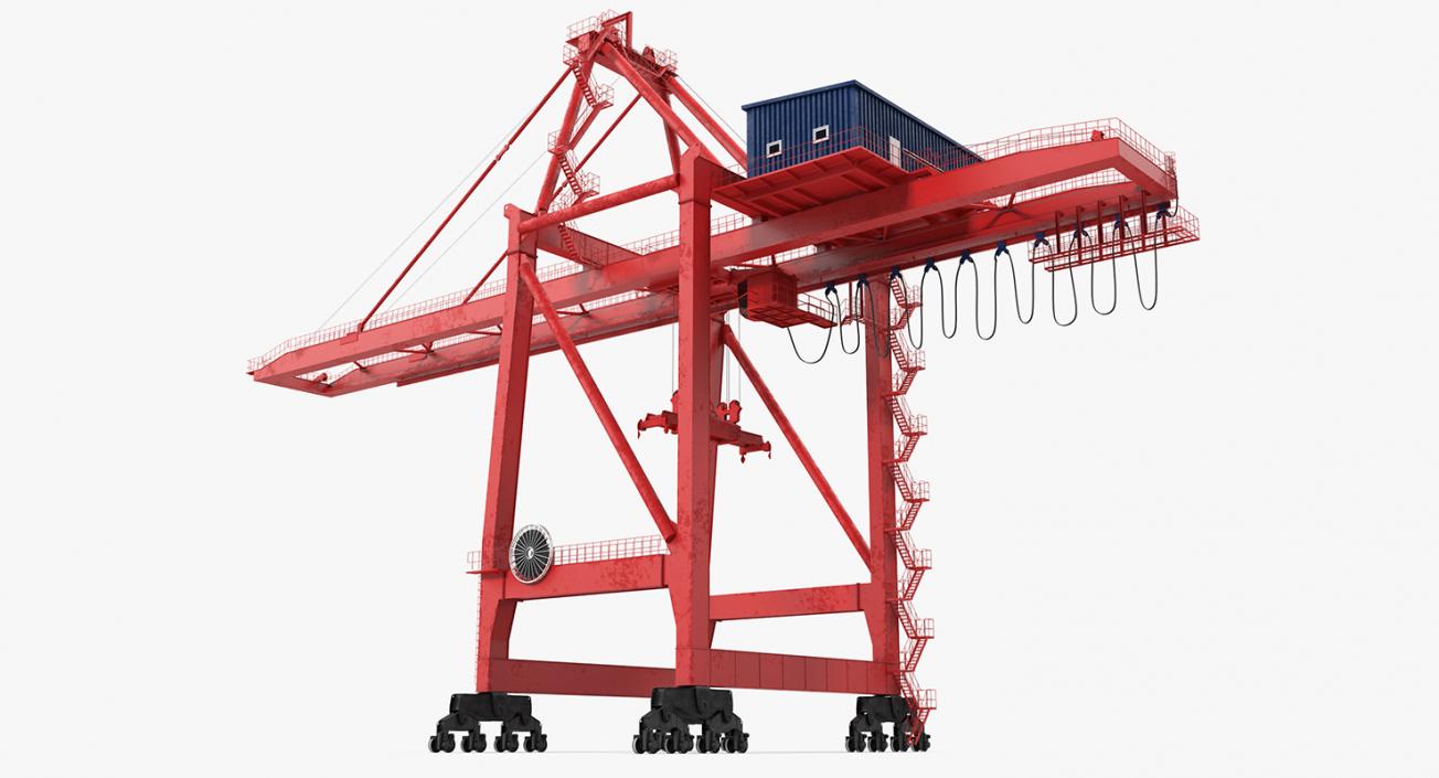 Port Cranes 3D Models Collection 4 3D model