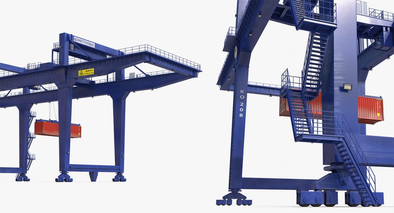 Port Cranes 3D Models Collection 4 3D model