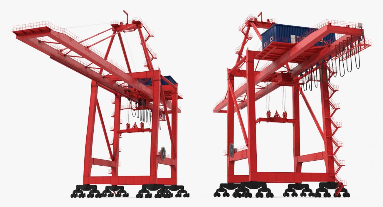 Port Cranes 3D Models Collection 4 3D model