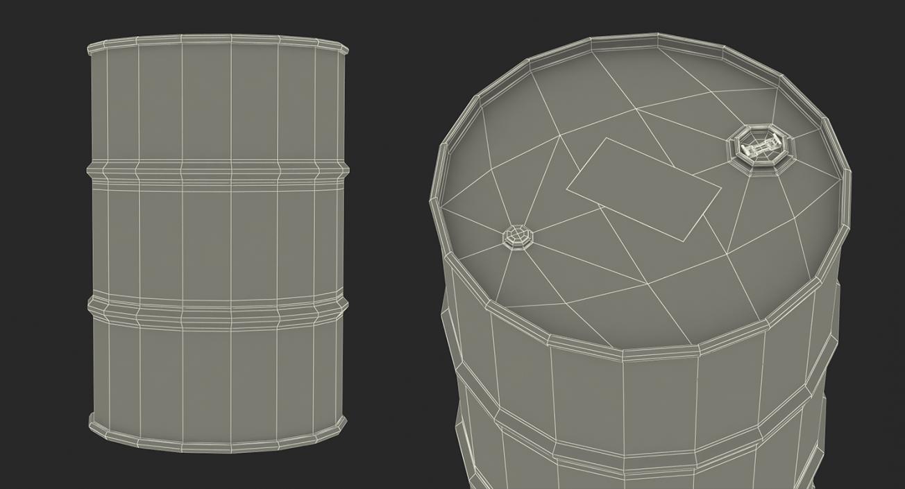 3D model Oil Storage Tanks Collection 3