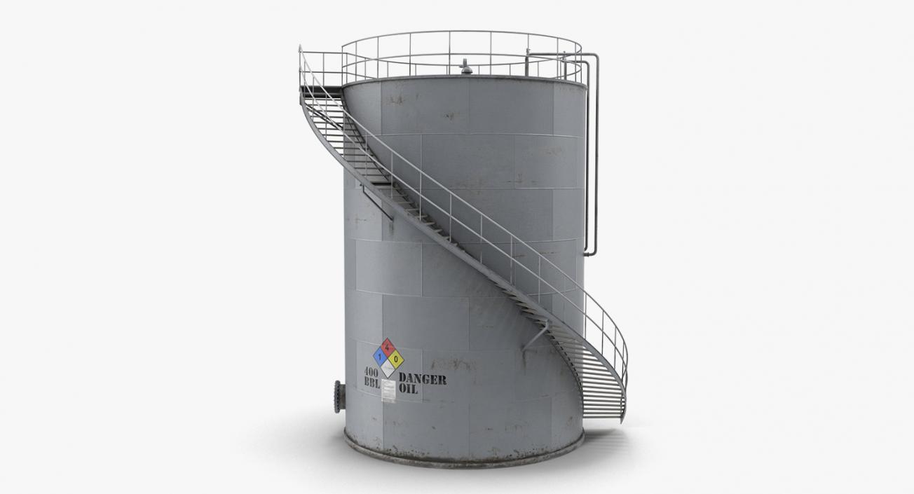 3D model Oil Storage Tanks Collection 3