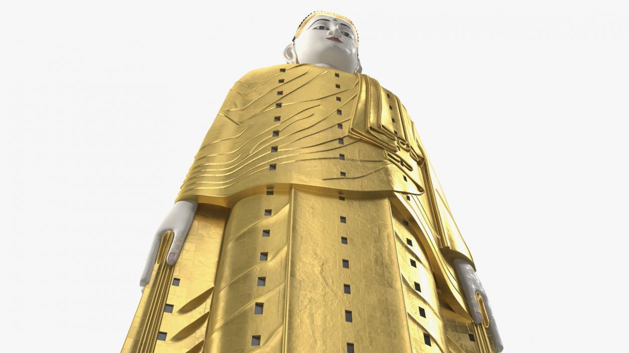 3D Statue Laykyun Sekkya Buddha model