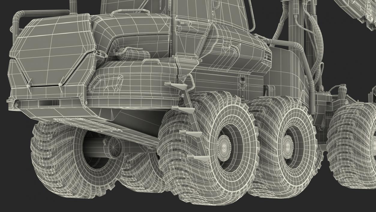 Forestry Harvester New 3D