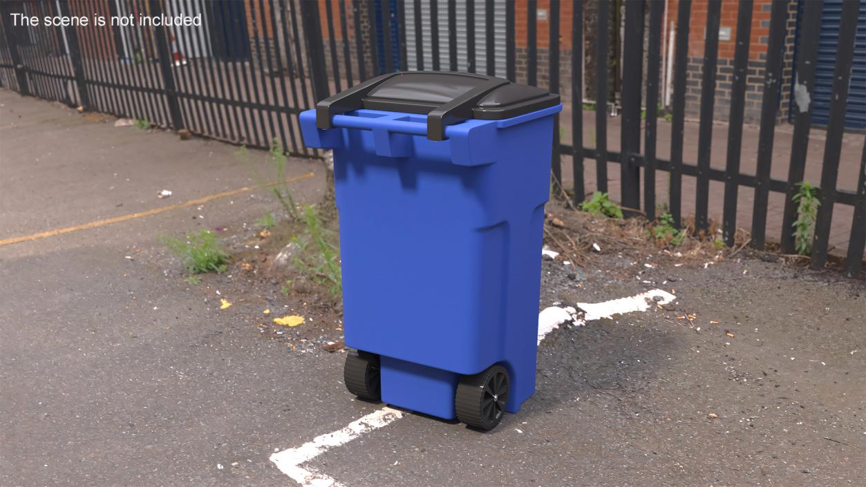 3D model Residential Recycling Bin