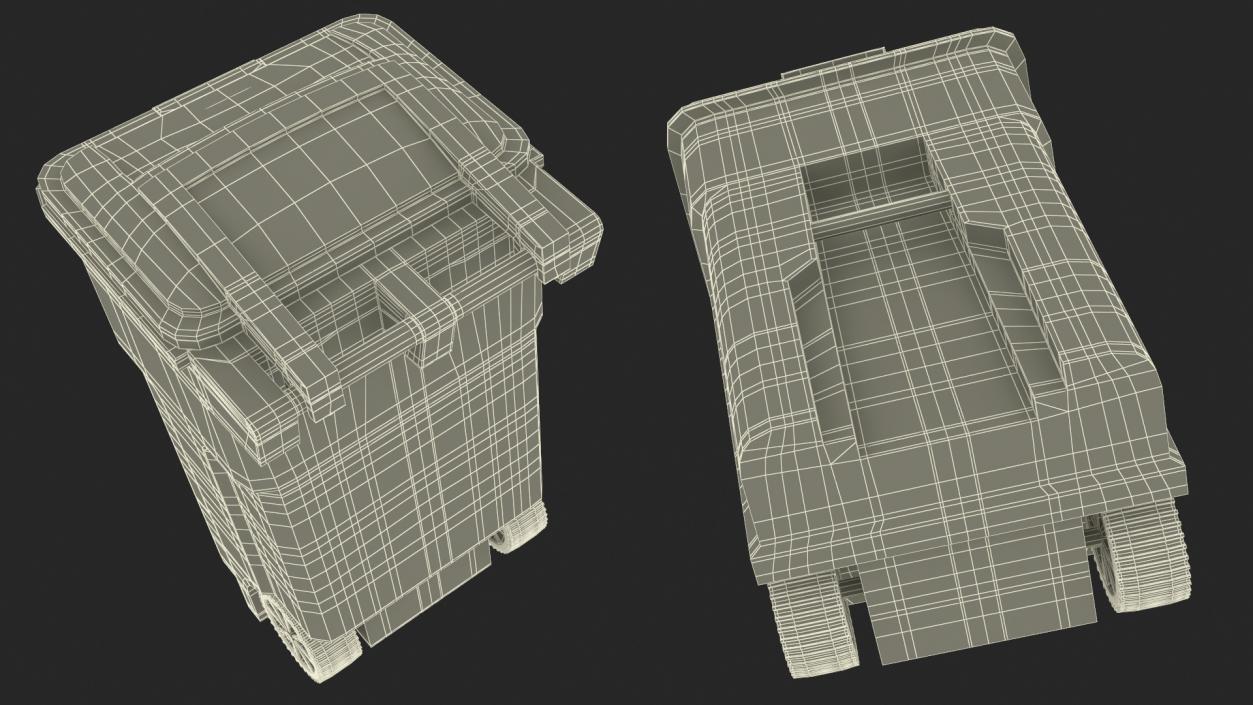 3D model Residential Recycling Bin