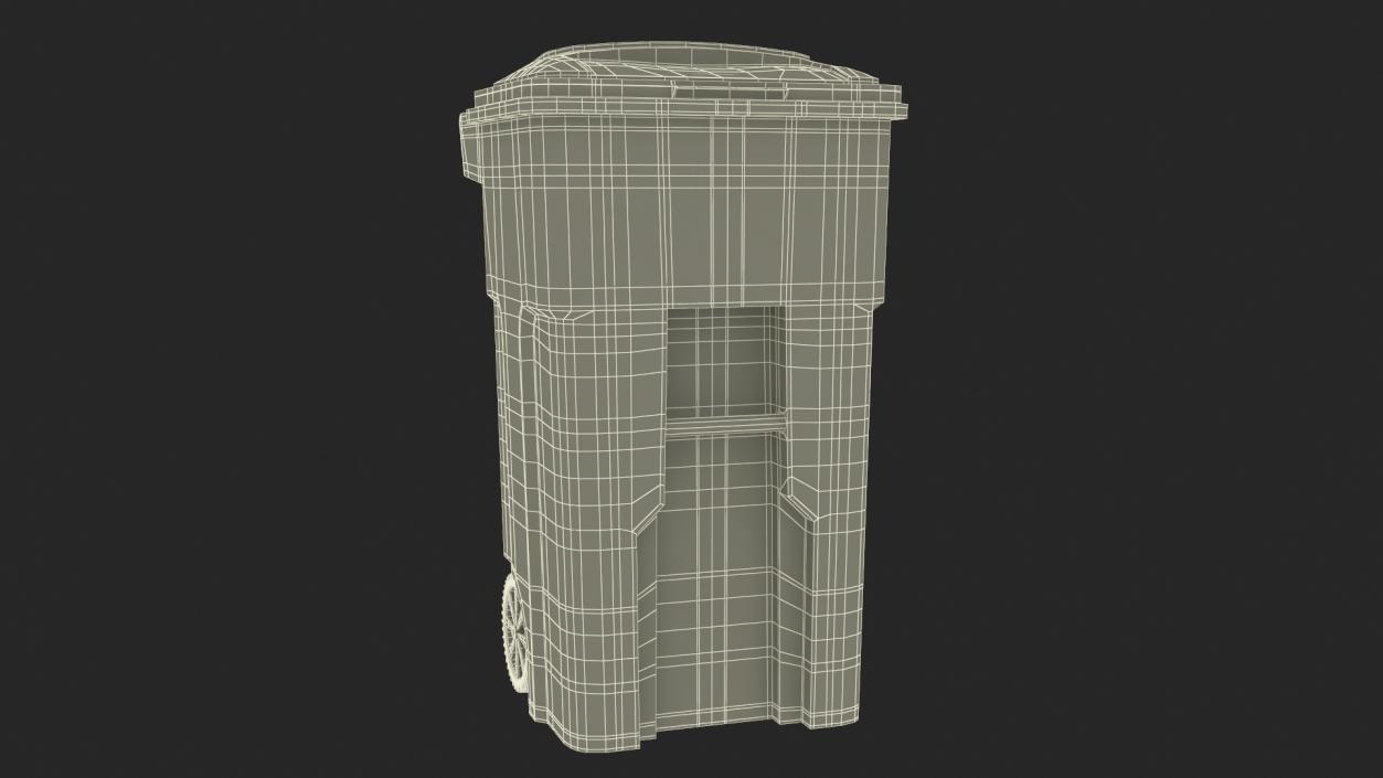 3D model Residential Recycling Bin