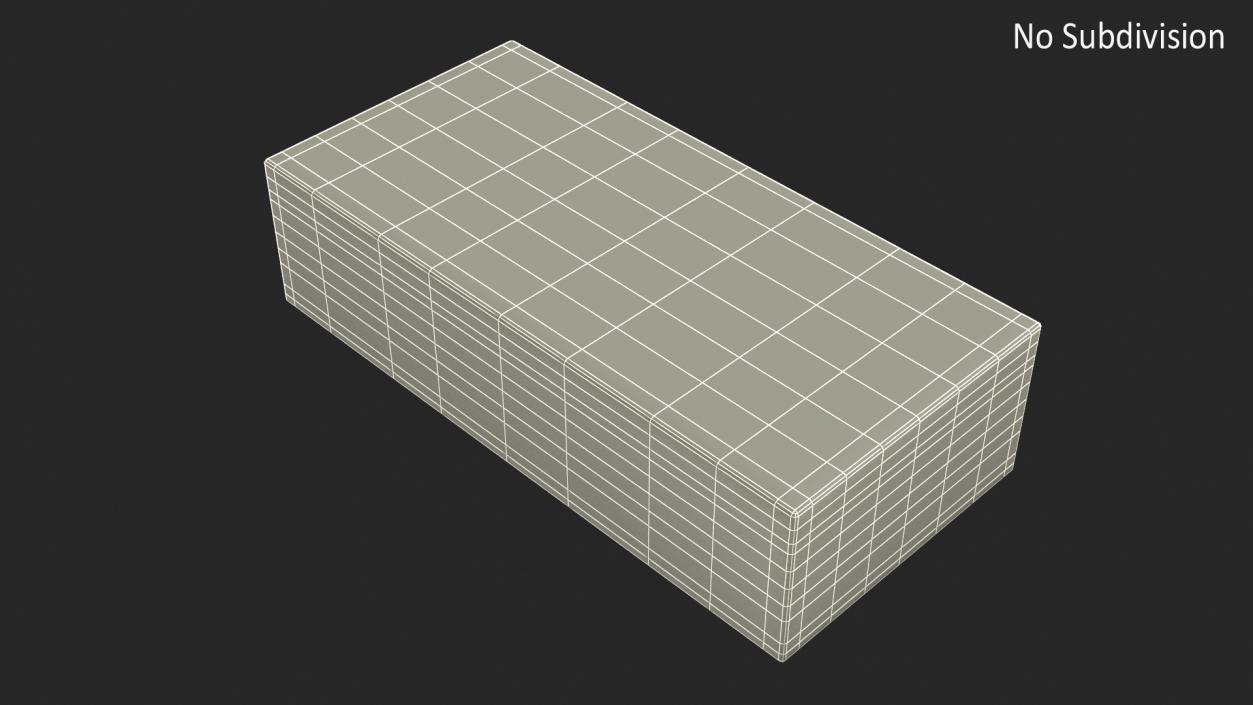 3D model Solid Sand Lime Block Red