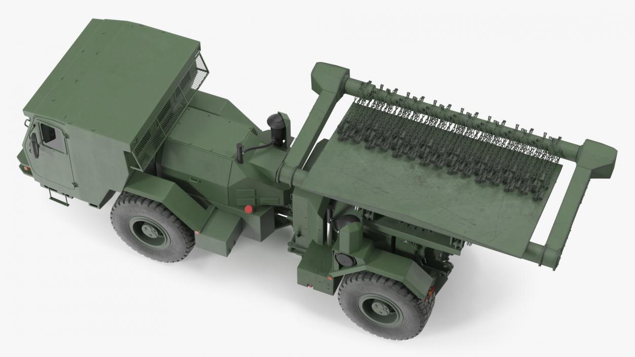 3D Used Khaki Mine Sweeper Vehicle Hydrema 910 model