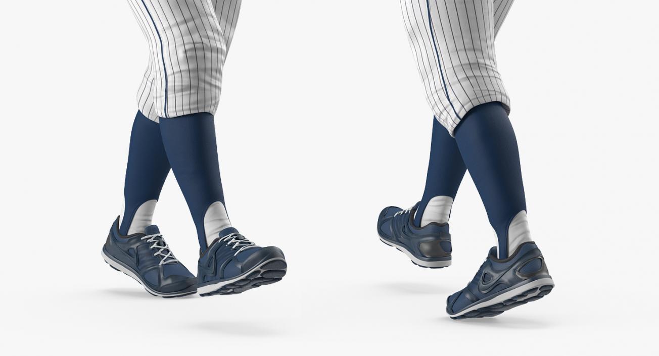 Baseball Player Rigged Mets 2 3D model