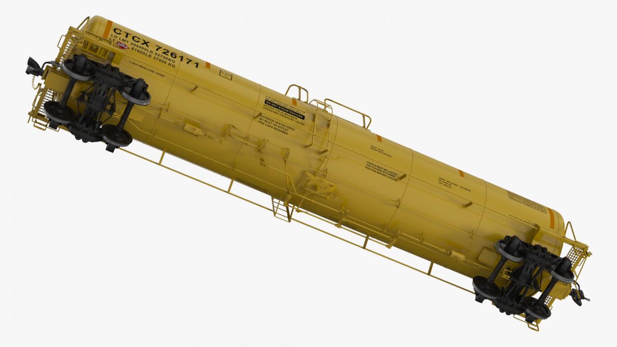 3D Rail Tank Car model