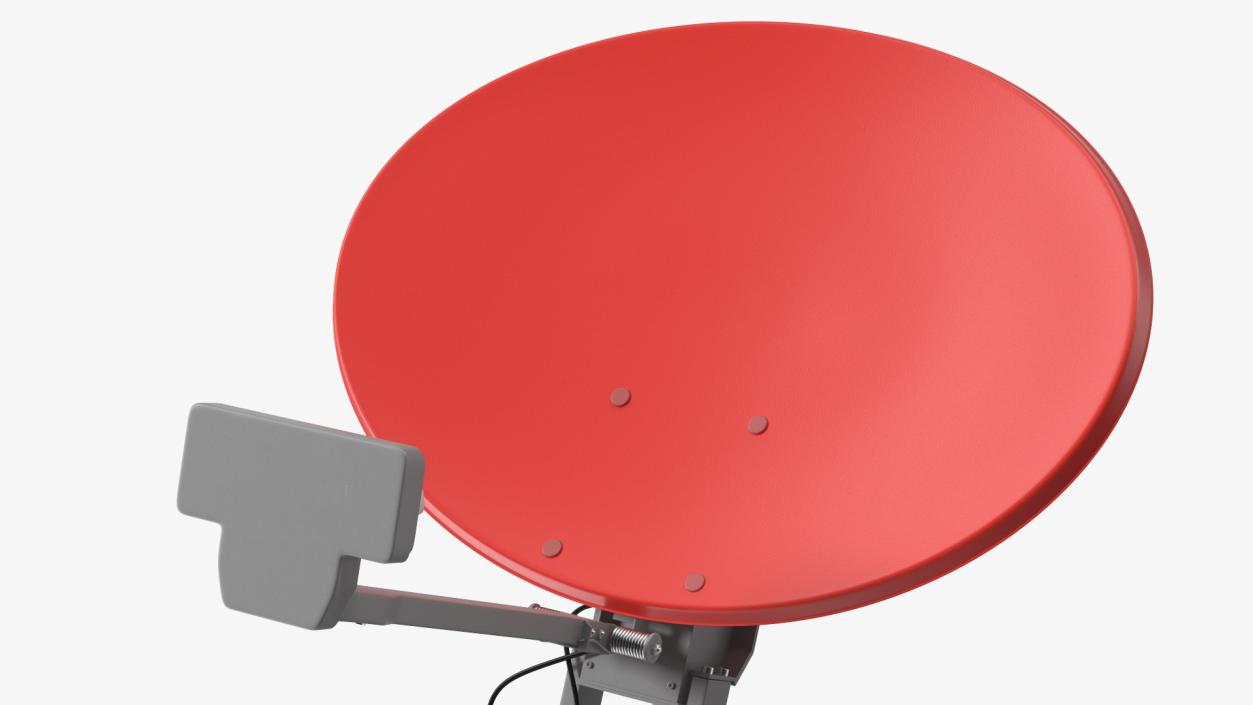 3D model Satellite TV Antenna