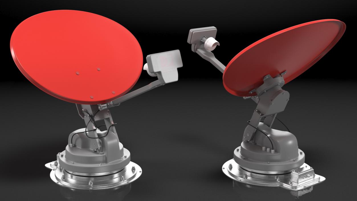 3D model Satellite TV Antenna