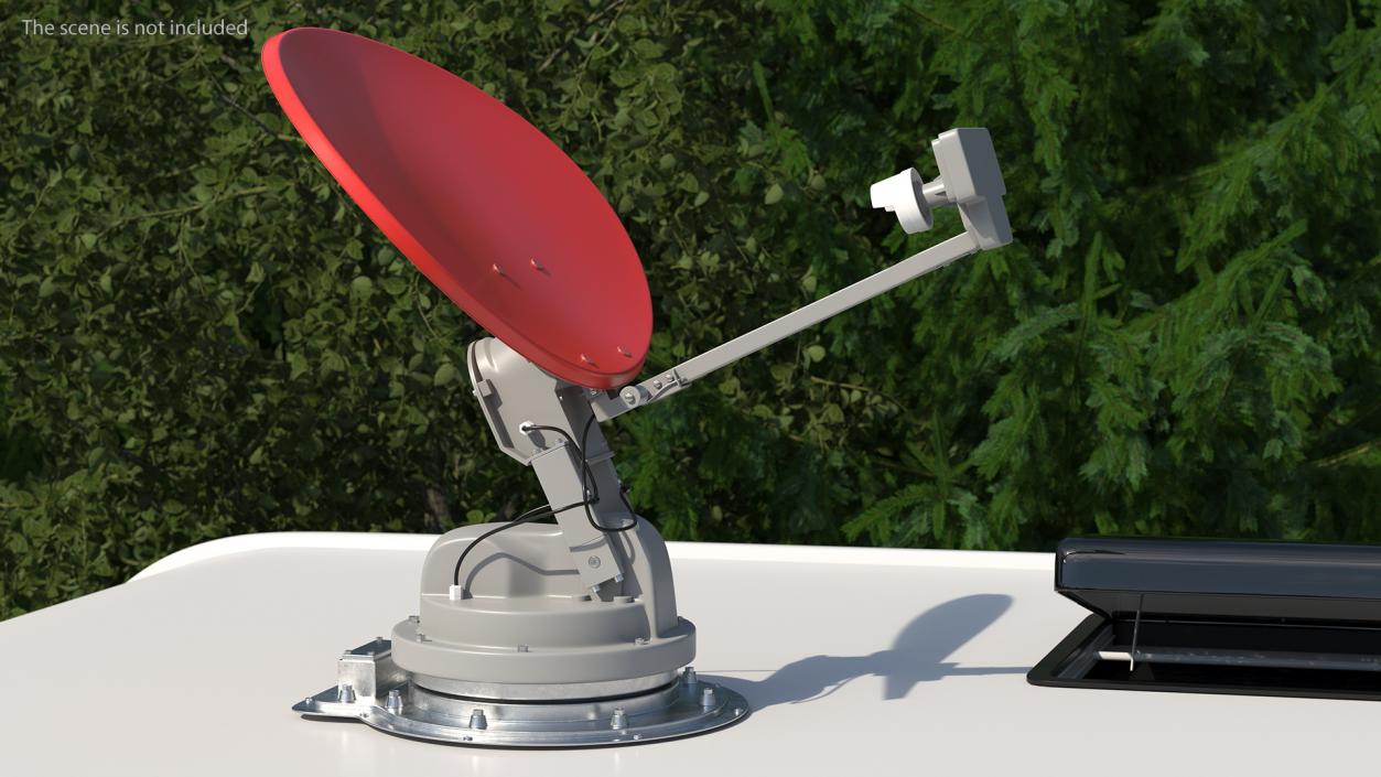 3D model Satellite TV Antenna