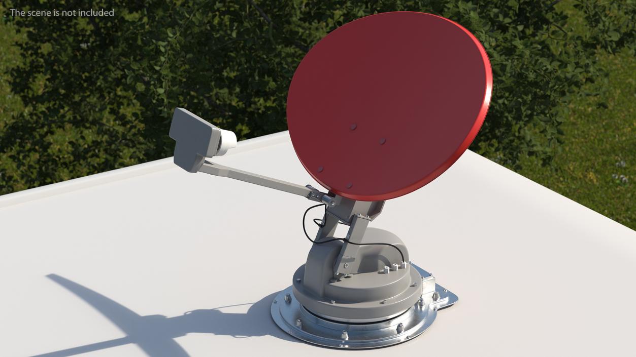 3D model Satellite TV Antenna