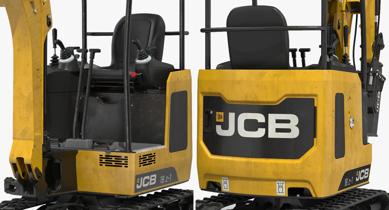 Mini Excavator JCB 3D Models Collection 3D model