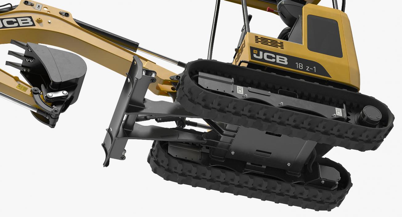 Mini Excavator JCB 3D Models Collection 3D model