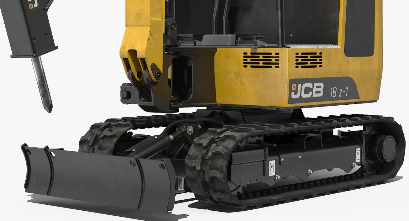 Mini Excavator JCB 3D Models Collection 3D model