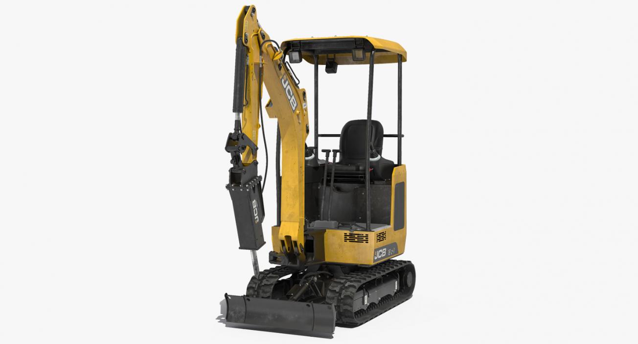 Mini Excavator JCB 3D Models Collection 3D model