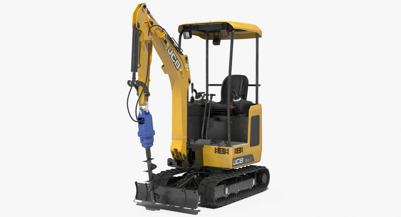 Mini Excavator JCB 3D Models Collection 3D model