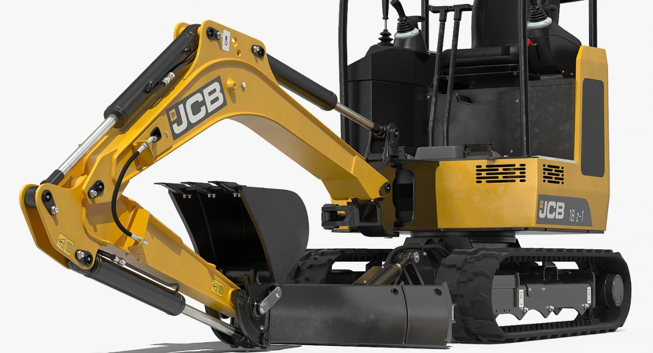 Mini Excavator JCB 3D Models Collection 3D model