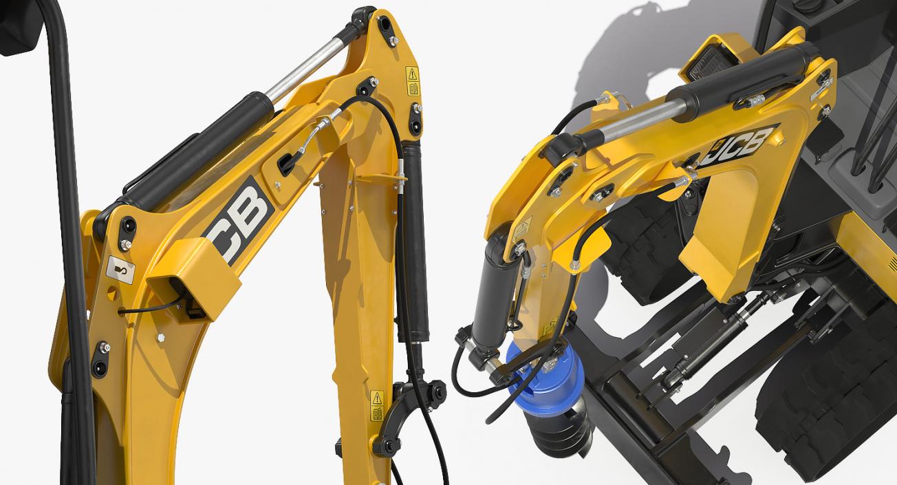 Mini Excavator JCB 3D Models Collection 3D model