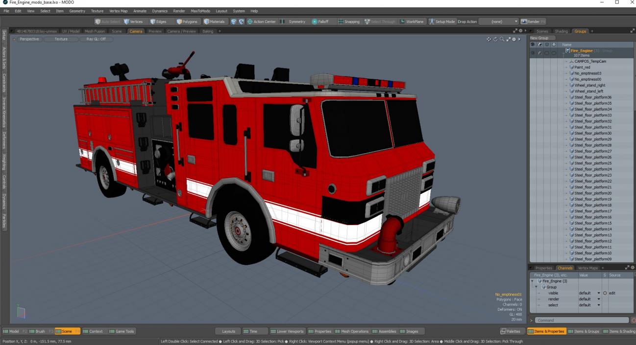 3D Fire Engine