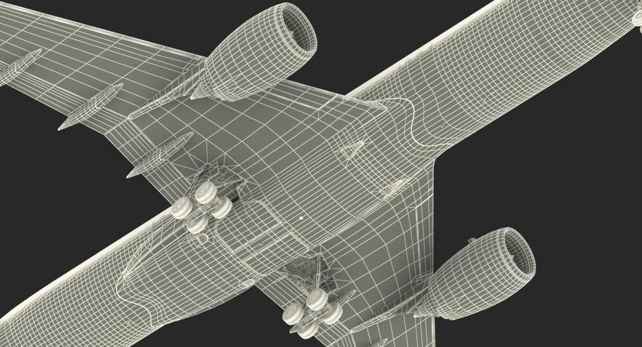 3D model Airbus A350-900 Lufthansa