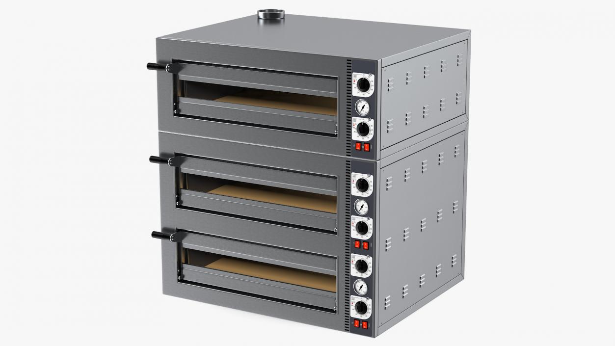 3D Triple Deck Electric Pizza Oven