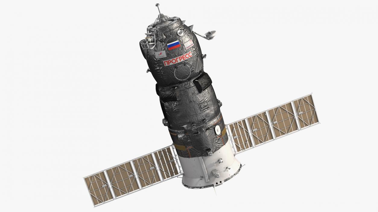 ISS Resupply Spacecraft Progress 3D