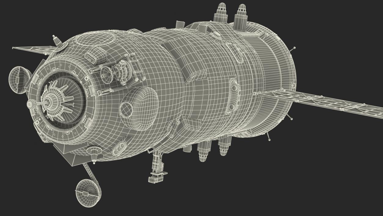 ISS Resupply Spacecraft Progress 3D