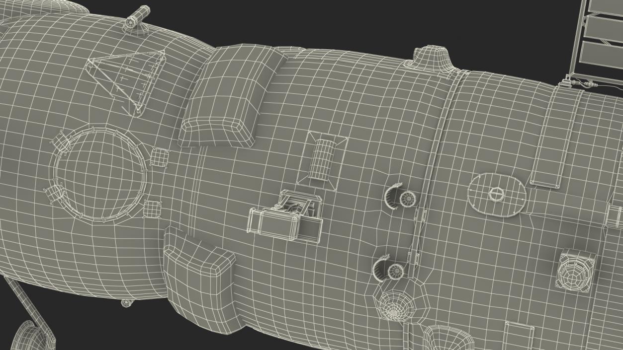 ISS Resupply Spacecraft Progress 3D