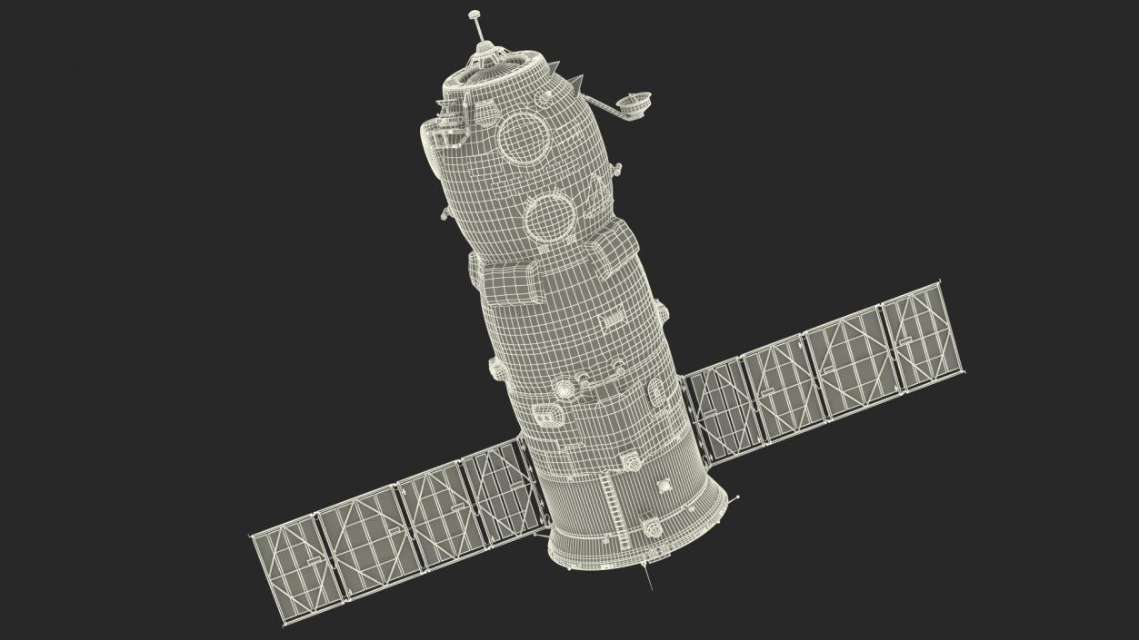 ISS Resupply Spacecraft Progress 3D