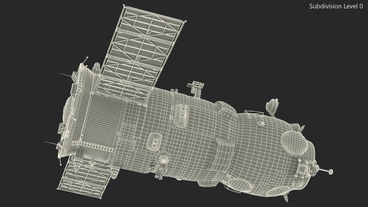 ISS Resupply Spacecraft Progress 3D