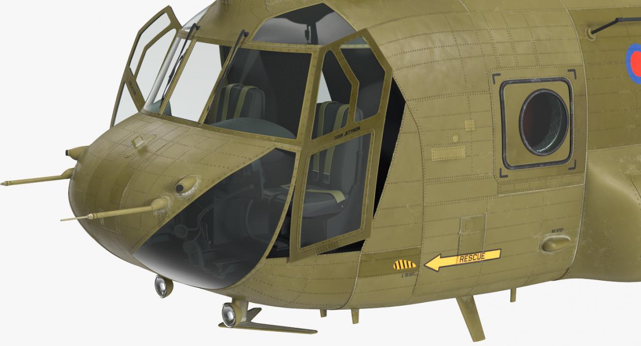 3D model Heavy Helicopter CH-47 Chinook