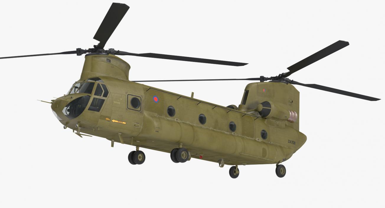 3D model Heavy Helicopter CH-47 Chinook