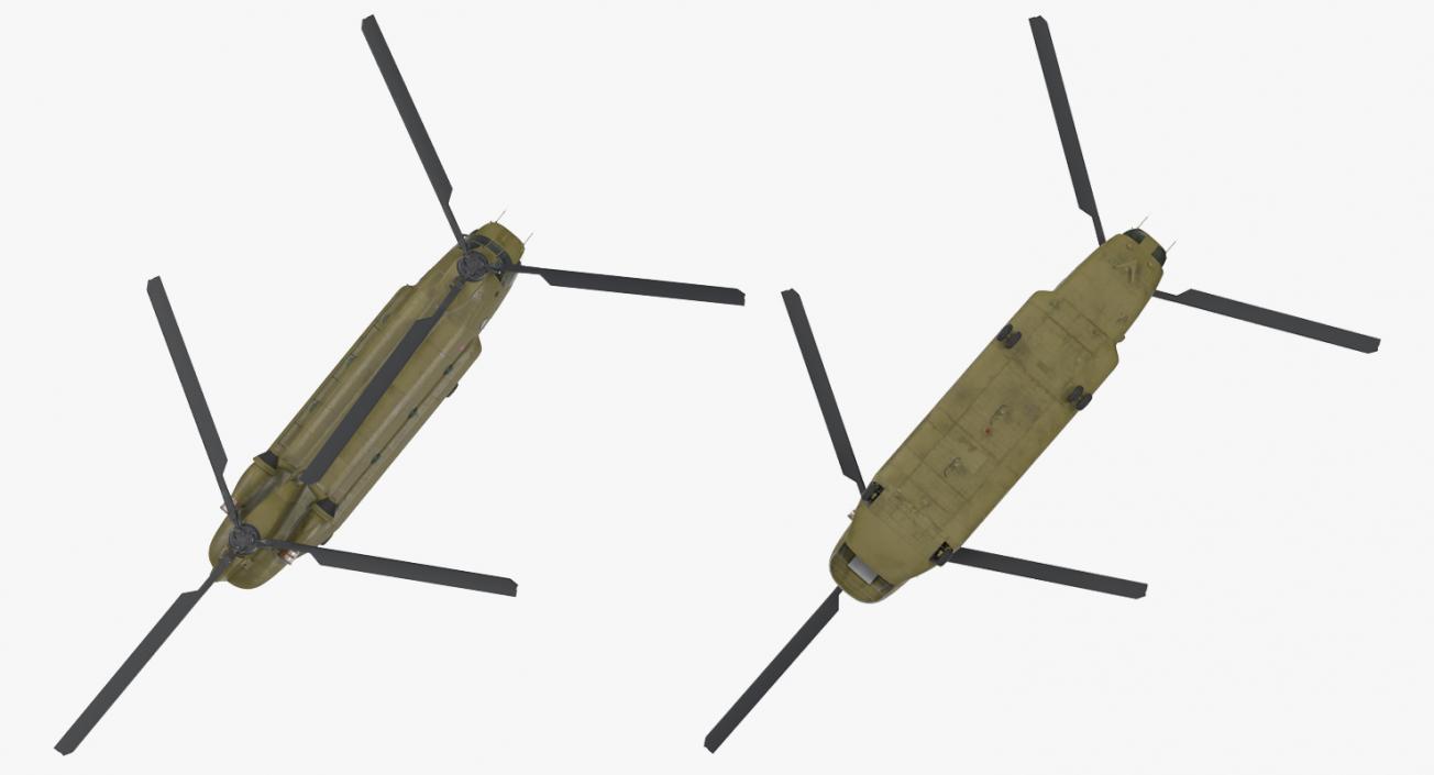 3D model Heavy Helicopter CH-47 Chinook