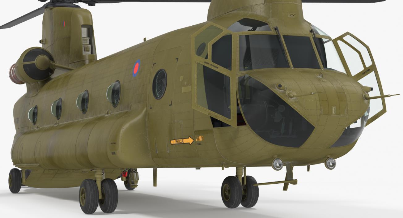 3D model Heavy Helicopter CH-47 Chinook