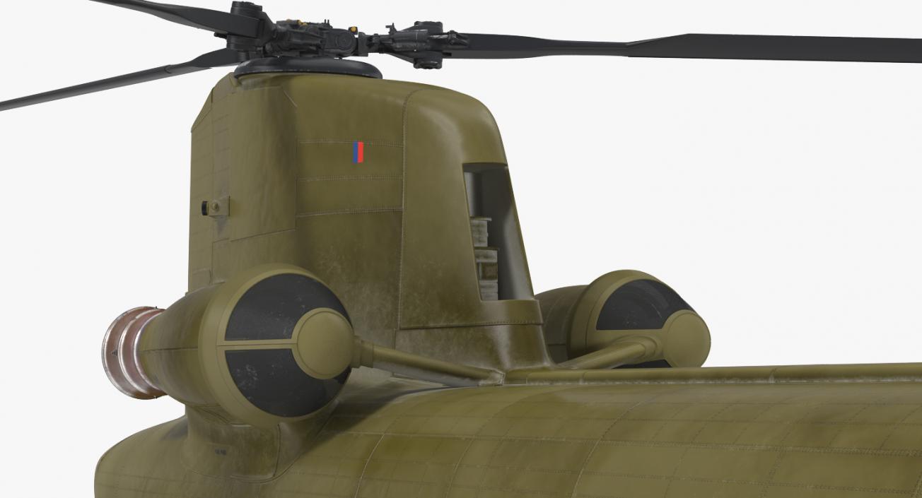 3D model Heavy Helicopter CH-47 Chinook